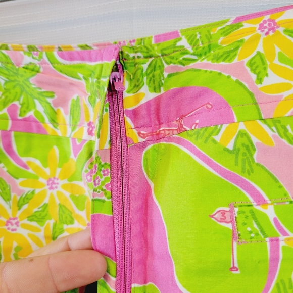 Vintage Lilly Pulitzer Golf Print Skort size 4 - Picture 5 of 6